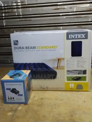 Intex 4x6 Inflatable Air Mattress With Free Pump