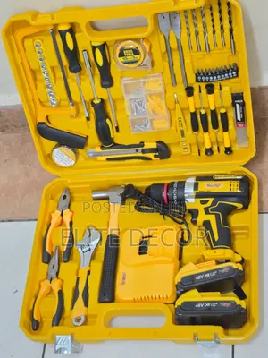 Toolmax/Dewalt 48v Cordless Impact Drill – Metallic Chuck With Impact
