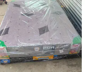 8 Inches, 4 by 6 Plain High Density Mattress - Jumbo
