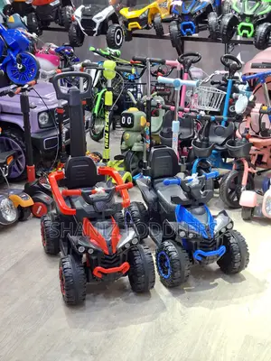 Kids 4 Wheel Electric Ride on Car With Push Handle