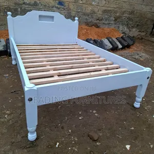 4x6 White Panel Bed.