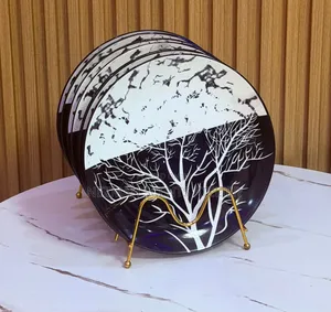 Twig Patterned Dinner Plates