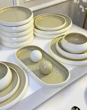*27pcs Dinner Set Elegant European Double Glaze Porcelain Dinner Set*