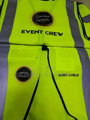 Event Reflector Vest With Pocket