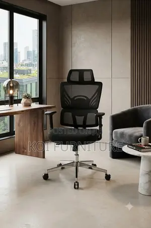 Office Chairs; Executive High Backrest Orthopedic Mesh Office Chairs