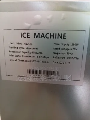 Ice Cube Maker Machine