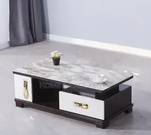 Coffee Table: High End Glossy Natural Marble Table