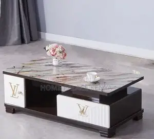 Coffee Table: High End Glossy Natural Marble Table