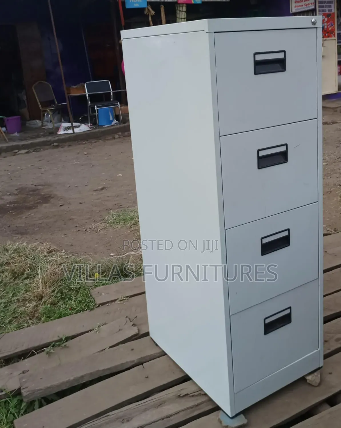 Modern 4 Drawer Cabinet for Office Organization