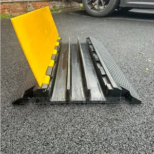 Heavy Duty 3 Channel Rubber Cable Protector