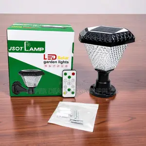 Dusk to Dawn Solar Gate Pillar Light Anti-Rust Build Vibrant RGB Led