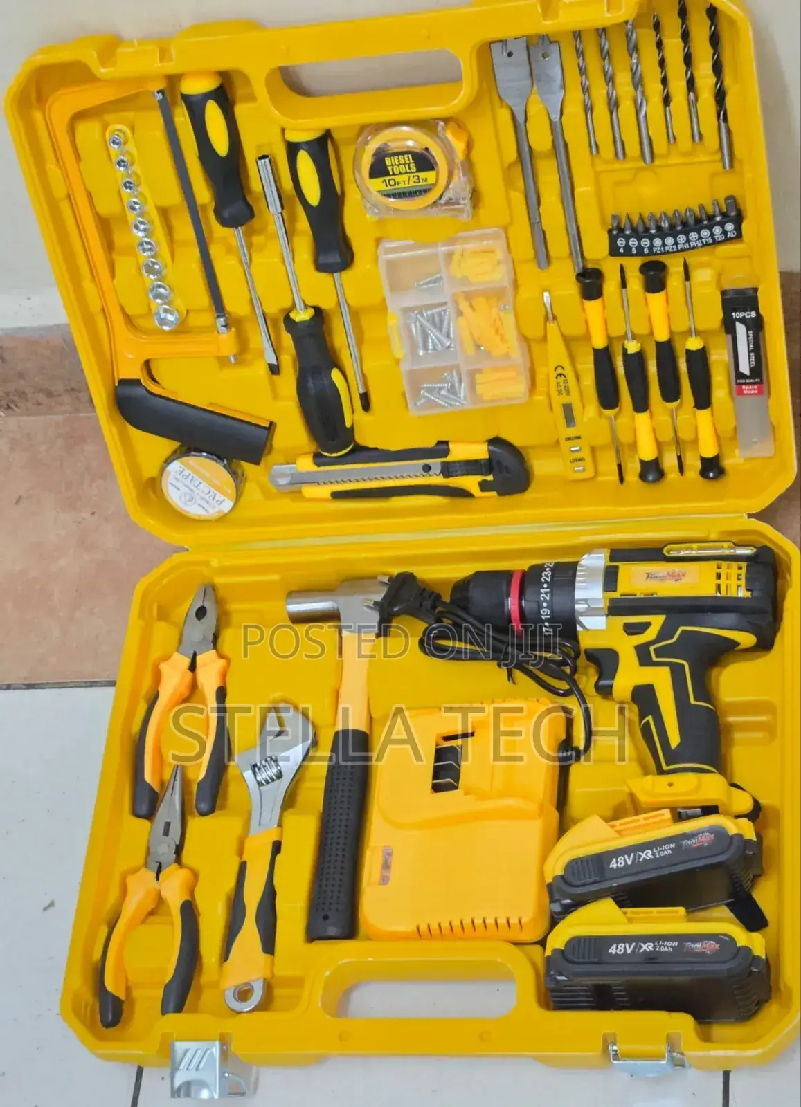 Toolmax /Dewalt 48v Metallic Chuck With Impact Function