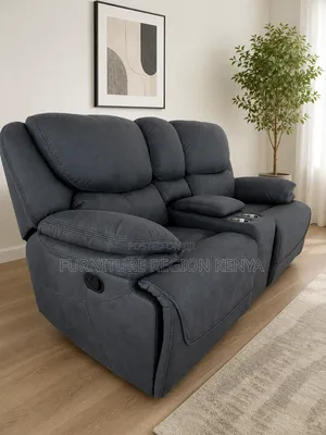 2 Seater King-Size Gray Recliner