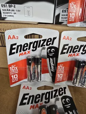Long Lasting Energizer Double Aa Batteries – Original 2 Pack
