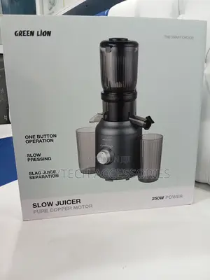 This Is a Green Lion Slow Juicer Featuring a Pure Copper Motor.