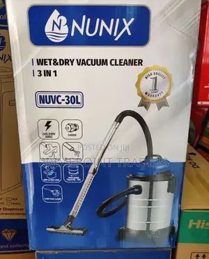 Nunix 30l Multi-Purpose Vacuum Cleaner –Built for Wet and Dry Cleaning
