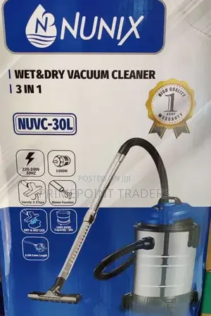 Nunix 30-Litre Professional Vacuum Cleaner – Durable, Powerful Easy