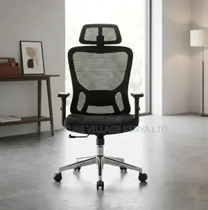 Strong Mesh Highback Chair With Adjustable Armrest