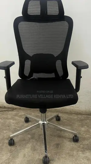 Strong Mesh Highback Chair With Adjustable Armrest
