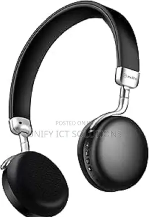 Neo Ai Wireless on-Ear Headphones With Micro Sd Card Slot (Black)