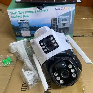 Dual High-Definition Lens 360-Degree 4g PTZ Cam, Two Way Audio