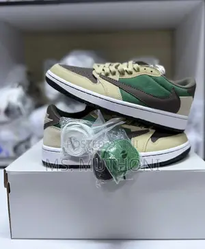 Air Jordan 1 Low X Travis Scott (Special Edition Green/Vanilla) ;38-45