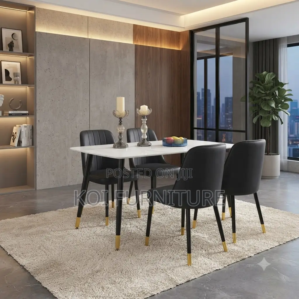 Dining Set; Four Seaters Home Dining Room Set