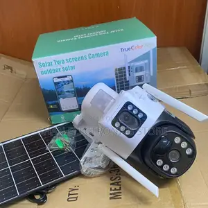 PTZ Rotating Triple Lens With Full Panoramic Hd View 4g Cam