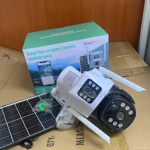 4g PTZ Tripple Lens Solar CCTV Cam Full-Color View Night Vision