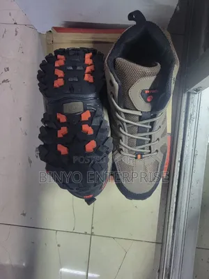 Grey Sky View Hiking Boots