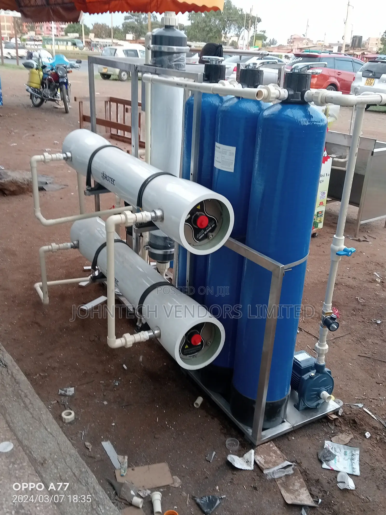 Purification System Borehole Water