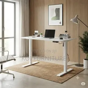 Office Desk; 1.4 Meter Electric Justus Adjustable Desk