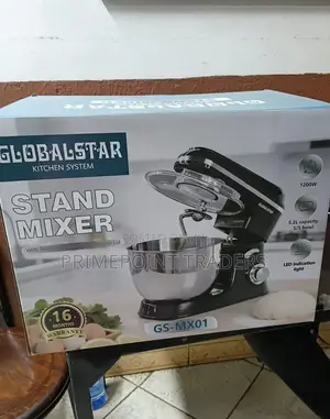 Globalstar 5.2l Multifunctional Stand Mixer – Mix, Whisk Knead