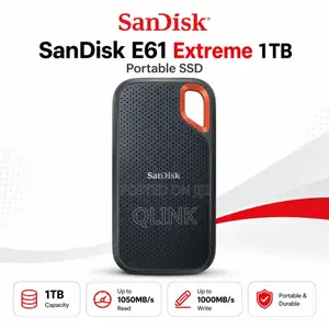 Sandisk E61 Extreme 1tb Portable Ssd -sdssde61-1t00-g25