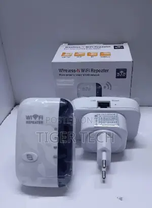 Wireless-N Wifi Repeater Device Eliminate Wi-Fi Dead Zones Home/Office