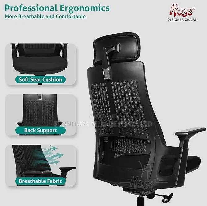 Strong Mesh High-Back Office Chair