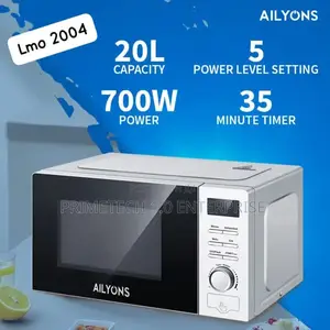 Ailyons White Manual Microwave