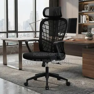 Office Chairs; Mesh High Back Ergonomic Office Recliner Fabric Seat