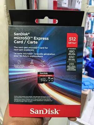 This Sandisk 512gb Microsd Express Card.