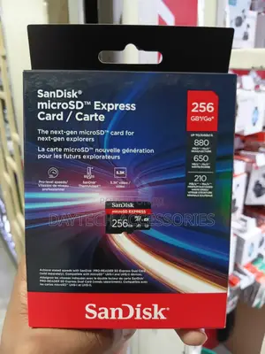 This Is a Sandisk 256gb Microsd Express Card.