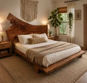 Acacia Solid Wood Bed