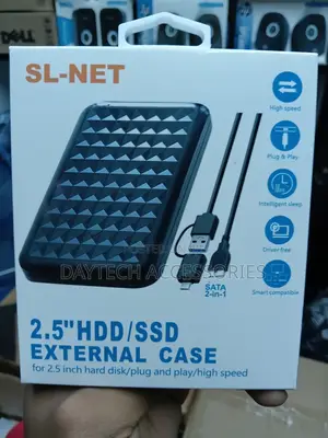 External Hard Drive Enclosure For 2.5-inch Sata Hdd Or Ssd Drives.