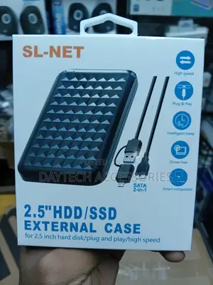 External Hard Drive Enclosure For 2.5-inch Sata Hdd Or Ssd Drives.