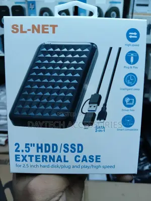 2.5" External Hard Drive Enclosure For Internal Hdd/Ssd Drives