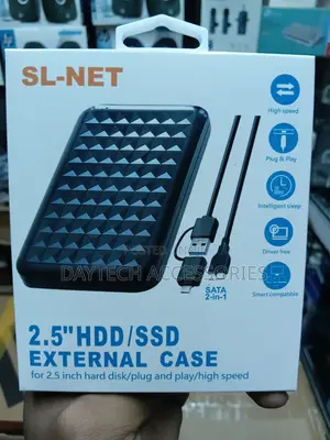 2.5" External Hard Drive Enclosure For Internal Hdd/Ssd Drives