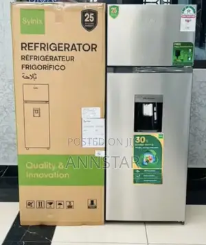 Syinix 210 LTRS Double Door Fridge With Water Dispenser