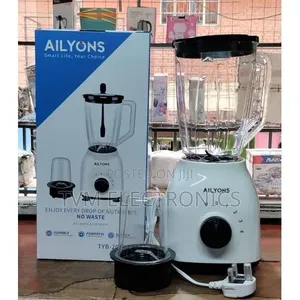 Ailyons 2-in-1 Electric Blender Grinder – 1.5l Multi-Purpose Mixer