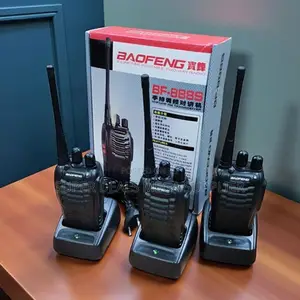 Baofeng Bf888s Walkie Talkie Low Battery Alert 5km Communication Range