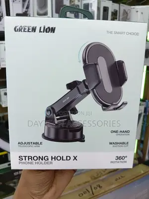 Green Lion Strong Hold X Car Phone Holder With Sunction.