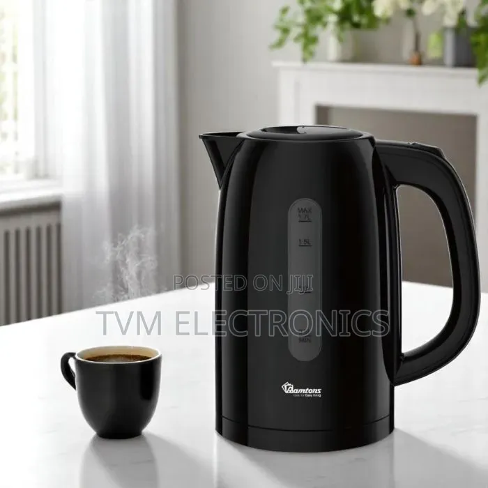 Ramtons Kettle Cordless Black 1.7l Rm776